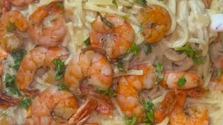 Pâtes sautés aux crevettes recette rapide et facile à faire [upl. by Landes82]