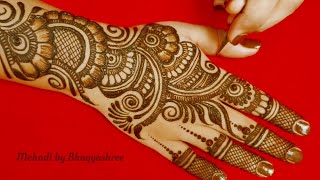 Back Hand Modern Western Arebic Mehendi Design  Arabic Mehndi Design  Latest Wedding Henna Designs [upl. by Cordelia]