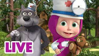 🔴 LIVE Masha och Björnen 🐻👧 Prosit 🤧 💊 Masha and The Bear [upl. by Postman]