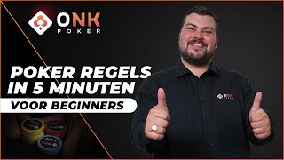 Poker Regels  Uitleg in 5 minuten [upl. by Asiek]