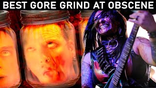 TOP GORE GRIND BANDS AT OBSCENE EXTREME FESTIVAL JIG AI HAEMORRHAGE LAST DAYS OF HUMANITY [upl. by Erick864]