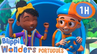 Blippi Móvel  Blippi Brasil  Desenhos Animados Educativos [upl. by Arutek]