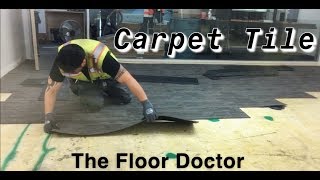 How to Install Carpet Tiles [upl. by Leduar470]