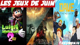 Les sorties de jeux en Juin 2024 [upl. by Ecylla]