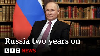 How two years of war in Ukraine changed Russia  BBC News [upl. by Fruma551]