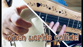 Folkcraft LapJo Review  Mountain Dulcimer Banjo Hybrid [upl. by Auginahs]