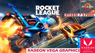 Ryzen 7 5700G  Gaming Test  Rocket League  AMD Graphics Radeon Vega 8  1080p [upl. by Aldas333]