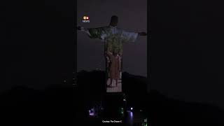 The Chosen Lights Up Iconic Christ the Redeemer Statue [upl. by Arratal]