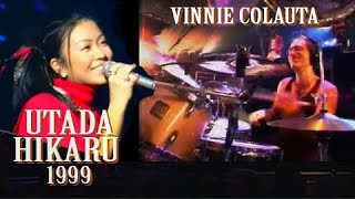 UTADA HIKARU Natural Breeze Concert RARE Vinnie Colaiuta [upl. by Celene]