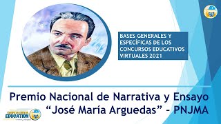 Premio Nacional de Narrativa y Ensayo “José María Arguedas” – PNJMA [upl. by Urdna]