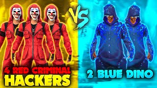 Hacker Criminal😡 Bundle VS 😡LUL BLUE DINO BUNDLEGarena Freefire [upl. by Hite]