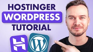 Hostinger Wordpress Tutorial 2024  Step by Step [upl. by Alberik678]