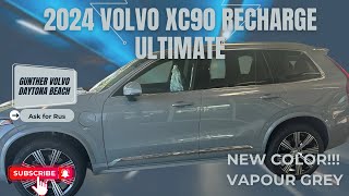 Vapour Grey 2024 Volvo XC90 Recharge UltimateNew Color [upl. by Navek679]