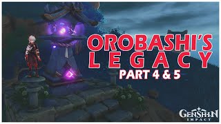 Orobashis Legacy Part 4 amp 5  Fort Mumei and Kitain Cross Spear  Genshin Impact [upl. by Edals]