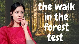 A Walk In The Forest Test – Relational Psychology Test  Personality Test [upl. by Isdnyl]