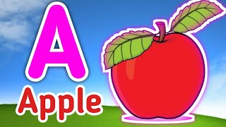 A for apple  अ से अनार  abcd  phonics song  a for apple b for ball c for cat  abcd song  abcde [upl. by Ninaj]