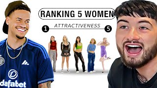 Ranking 5 Women on Attractiveness ft Rhino [upl. by Aerehs537]