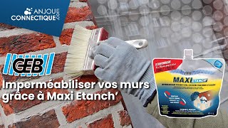 Imperméabiliser vos murs grâce à MAXI Étanch  GEB [upl. by Aizat]