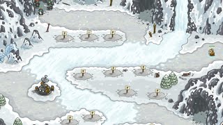 Kingdom Rush  Glacial Heights Heroic  Veteran [upl. by Urbanus640]