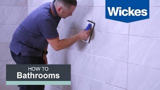 How to Grout Tiles with Wickes [upl. by Ainnek]