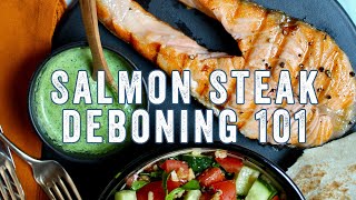 How to Debone a Salmon Steak [upl. by Anide]