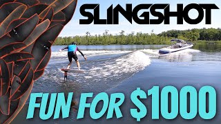 Best Budget and Beginner Hydrofoil for Wake Surfing  Slingshot [upl. by Alyal]