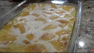 Peach Cobbler Recipe with Canned Peaches  an easy recipe for beginners [upl. by Juline592]