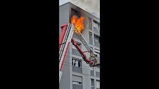 INCENDIE A LA CHAUXDEFONDS [upl. by Levine602]