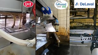 Lely vs Delaval vs GEA vs Fullwood JOZ milkingrobots connection and pre milking [upl. by Kiona764]