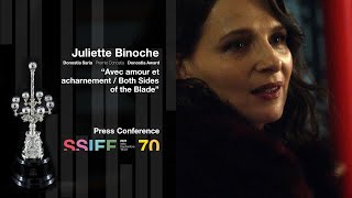 Press Conference Premio Donostia Juliette Binoche  Avec amour et acharnement  Both Sides of the [upl. by Clarke]