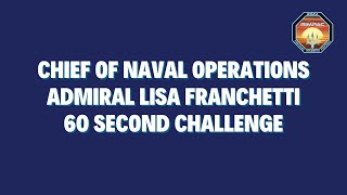 RIMPAC 2024  Admiral Franchetti takes on 60 second interview challenge [upl. by Abbey]