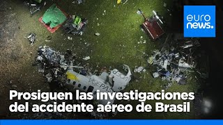 Accidente aéreo en Brasil Las familias se acercan a reconocer los cuerpos [upl. by Paulita]