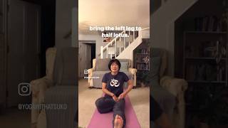 Marichyasana B yoga forward bend yogatutorial yogaforwardbend yogapractice [upl. by Ateuqahs]