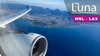 Hawaiian Airlines Airbus A330200 Flight From Honolulu to Los Angeles [upl. by Ireland]