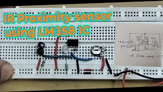 IR proximity sensor using icLM358 [upl. by Clementius951]