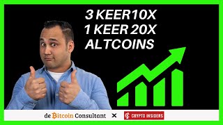 VERRAST bitcoin met uibraak omhoog  Deze 3 altcoins x10 en een x20 [upl. by Wayland]