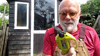 18V ONE Cordless Secateurs Ryobi danger use with care [upl. by Adriano]