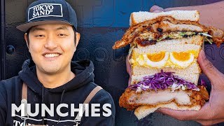 The Japanese Sando King of Portland  Street Food Icons [upl. by Atiuqahc664]