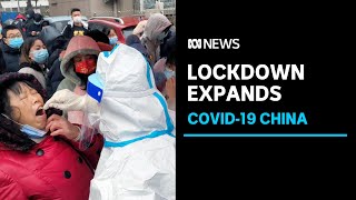 Twenty million people in China locked down due to COVID19  ABC News [upl. by Ardussi]