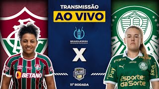 Fluminense x Palmeiras ao vivo com imagens do Estádio LusoBrasileiro  Brasileirão Feminino ao vivo [upl. by Atinar206]