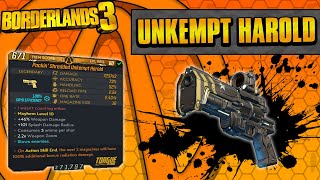 Borderlands 3  Unkempt Harold Legendary Weapon Guide It Returns [upl. by Eki]