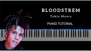 Tokio Myers  Bloodstream  Piano Tutorial [upl. by Etteuqal]