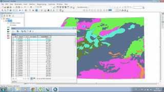 Calcul de la superficie dun shapefile sous ArcMap 101 ArcGis  Tutoriel [upl. by Rimma877]