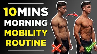 10 MIN PERFECT MOBILITY ROUTINE NO EQUIPMENT FOLLOW ALONG [upl. by Ecirtra]