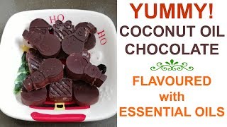 Coconut Oil Chocolate Flavoured with doTerra Essential Oils [upl. by Htrow]