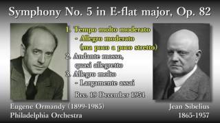 Sibelius Symphony No 5 Ormandy amp PhiladelphiaO 1954 シベリウス 交響曲第5番 オーマンディ [upl. by Aber399]