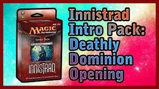 MTG  Innistrad Intro Pack Deathly Dominion [upl. by Ynwat498]