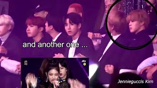 Jenmins Real Moments BTS Jimin  BLACKPINK Jennie [upl. by Lenno]