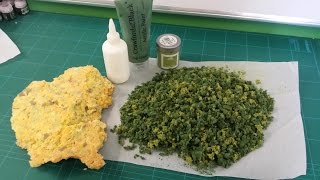 Cheap and easy clump foliage Frugal Wargames Foliage [upl. by Madel]