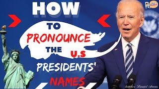 Kòman pou prononse non prezidan ameriken yo an anglè  The presidents Names [upl. by Aneerahs]